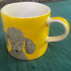 Anthropologie Carole Akins Furry Friends Mug Poodle Mug